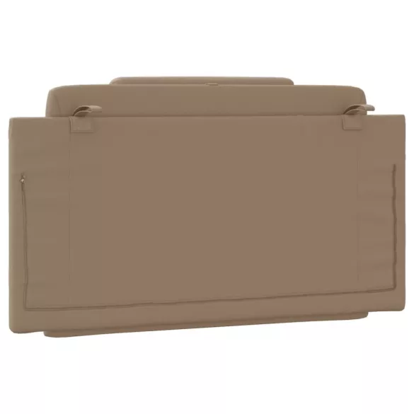 cappuccino színű műbőr fejtámla párna Viana 100 cm