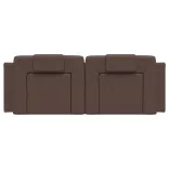 barna műbőr fejtámla párna Viana 120 cm