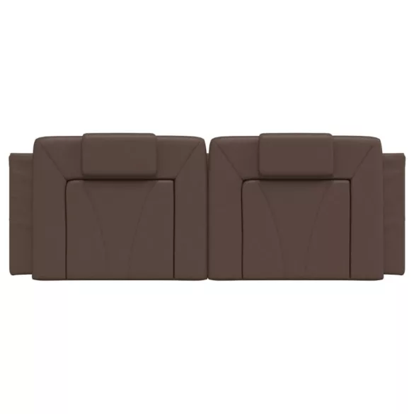 barna műbőr fejtámla párna Viana 120 cm