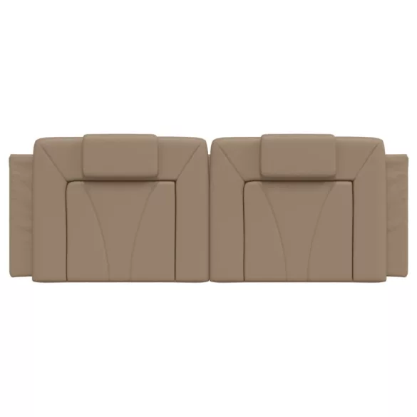 cappuccino színű műbőr fejtámla párna Viana 120 cm