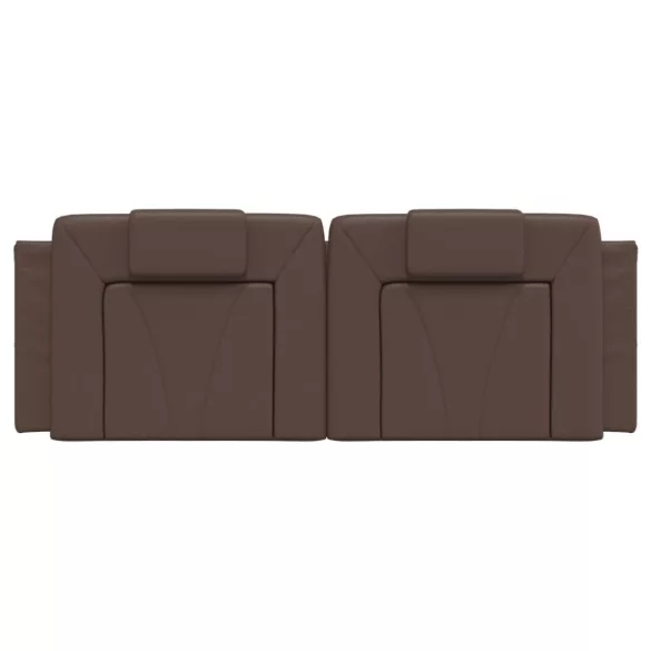 barna műbőr fejtámla párna Viana 140 cm