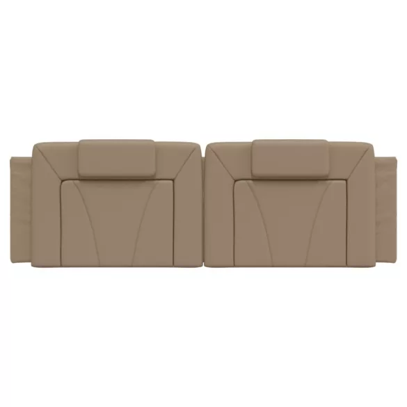 cappuccino színű műbőr fejtámla párna Viana 160 cm