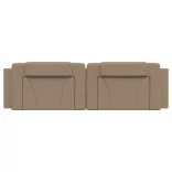 cappuccino színű műbőr fejtámla párna Viana 180 cm