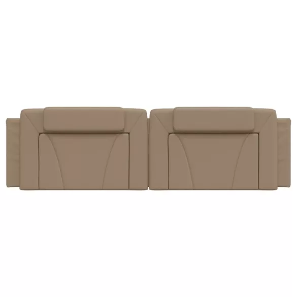 cappuccino színű műbőr fejtámla párna Viana 180 cm