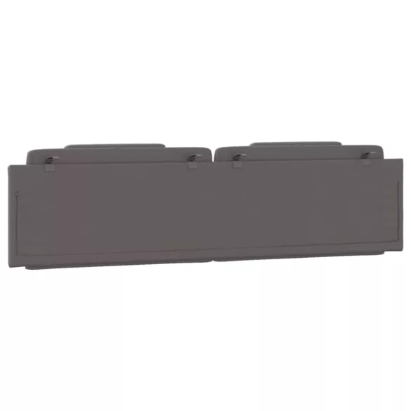 szürke műbőr fejtámla párna Viana 200 cm