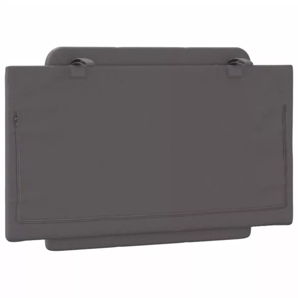 szürke műbőr fejtámla párna Zadar 80 cm