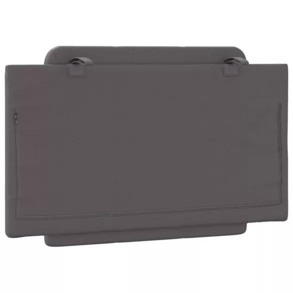 szürke műbőr fejtámla párna Zadar 90 cm