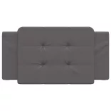 szürke műbőr fejtámla párna Zadar 100 cm