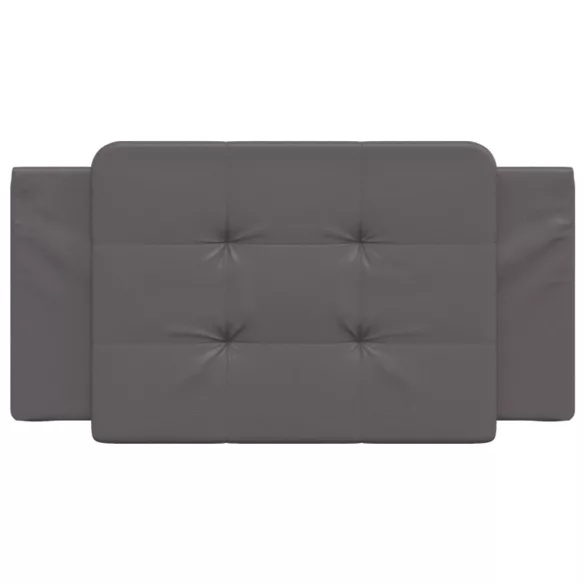 szürke műbőr fejtámla párna Zadar 100 cm