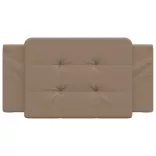 cappuccino színű műbőr fejtámla párna Zadar 100 cm
