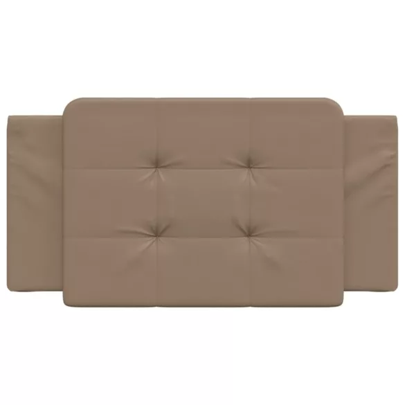 cappuccino színű műbőr fejtámla párna Zadar 100 cm