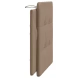 cappuccino színű műbőr fejtámla párna Zadar 100 cm