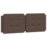 barna műbőr fejtámla párna Zadar 120 cm