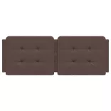 barna műbőr fejtámla párna Zadar 120 cm