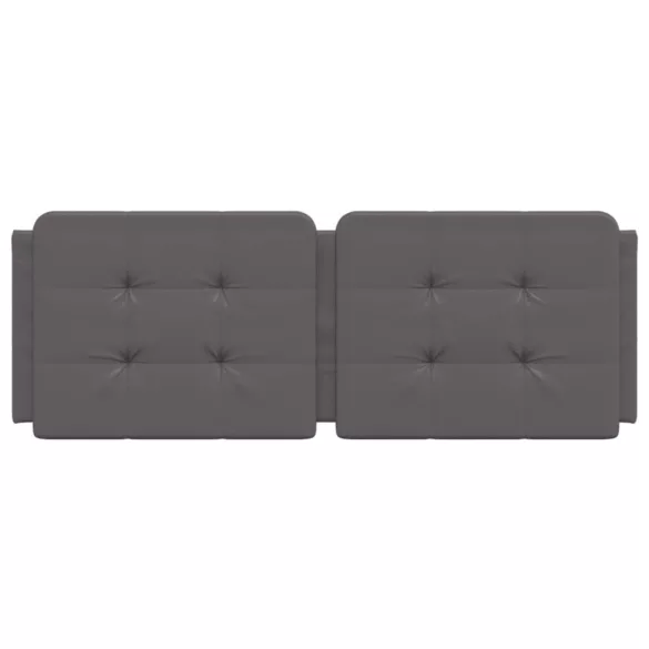 szürke műbőr fejtámla párna Zadar 140 cm