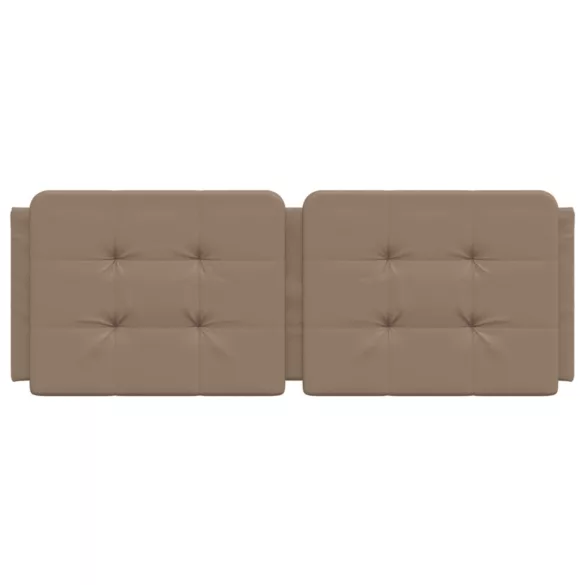 cappuccino színű műbőr fejtámla párna Zadar 140 cm