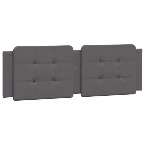 szürke műbőr fejtámla párna Zadar 160 cm