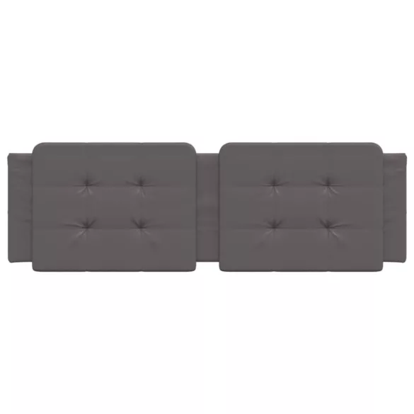 szürke műbőr fejtámla párna Zadar 160 cm