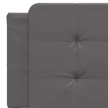 szürke műbőr fejtámla párna Zadar 160 cm