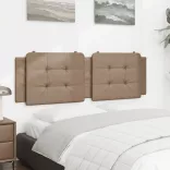 cappuccino színű műbőr fejtámla párna Zadar 160 cm