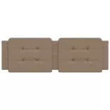 cappuccino színű műbőr fejtámla párna Zadar 160 cm