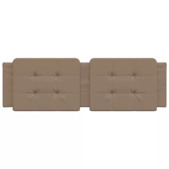 cappuccino színű műbőr fejtámla párna Zadar 160 cm