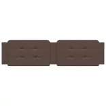 barna műbőr fejtámla párna Zadar 200 cm