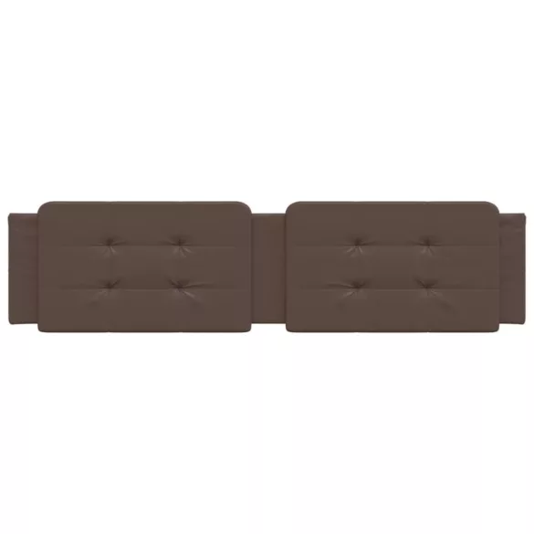 barna műbőr fejtámla párna Zadar 200 cm