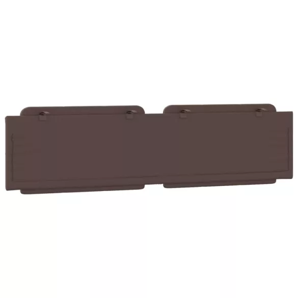 barna műbőr fejtámla párna Zadar 200 cm