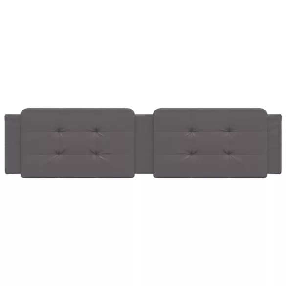 szürke műbőr fejtámla párna Zadar 200 cm