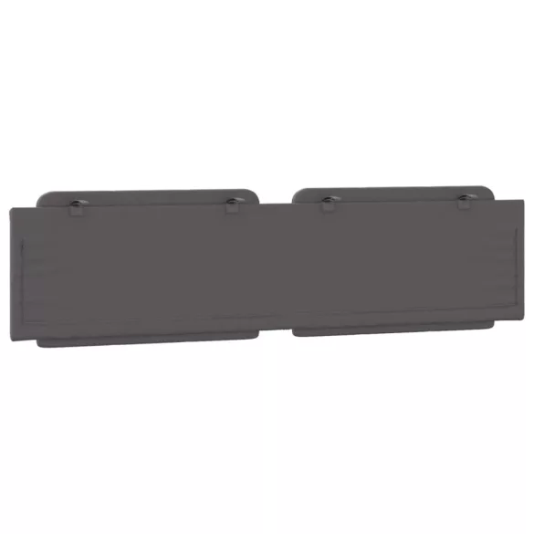 szürke műbőr fejtámla párna Zadar 200 cm