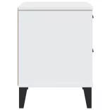 VIKEN fehér szerelt fa éjjeliszekrény