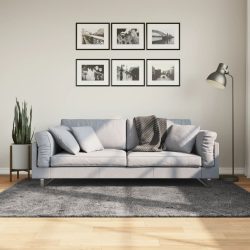   HUARTE antracit rövid szálú puha és mosható szőnyeg 140x200 cm