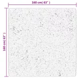 HUARTE antracit rövid szálú puha és mosható szőnyeg 160x160 cm