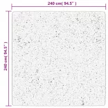 HUARTE antracit rövid szálú puha és mosható szőnyeg 240x240 cm