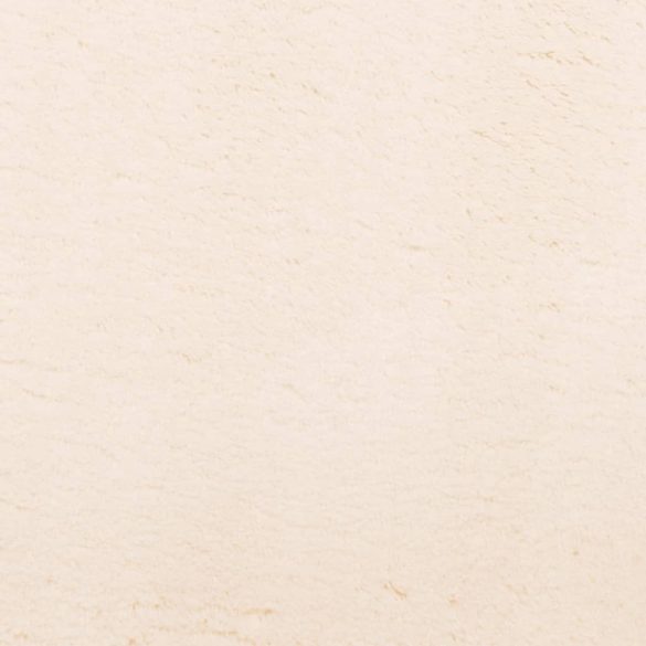 HUARTE bézs rövid szálú puha és mosható szőnyeg 120 x 120 cm