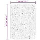 HUARTE bézs rövid szálú puha és mosható szőnyeg 200 x 280 cm