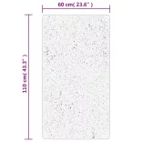 HUARTE krémszínű rövid szálú puha és mosható szőnyeg 60x110 cm