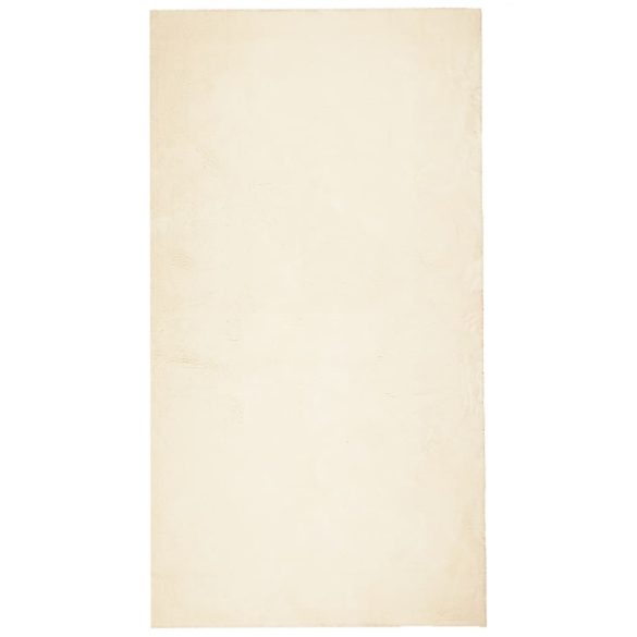 HUARTE krémszínű rövid szálú puha és mosható szőnyeg 80x150 cm
