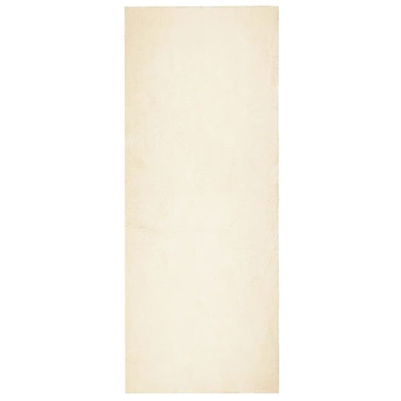 HUARTE krémszínű rövid szálú puha és mosható szőnyeg 80x200 cm