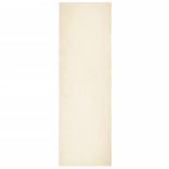 HUARTE krémszínű rövid szálú puha és mosható szőnyeg 80x250 cm