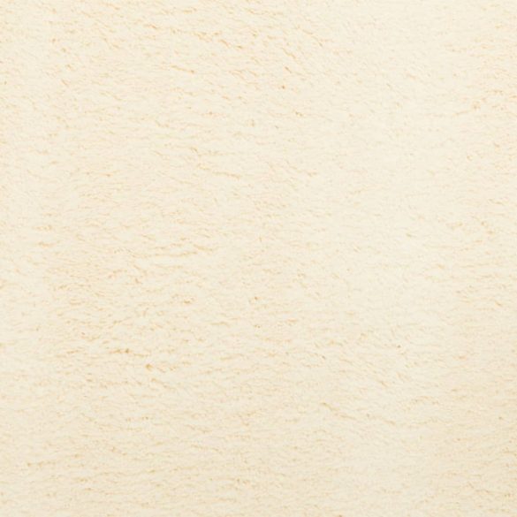 HUARTE krémszínű rövid szálú puha és mosható szőnyeg 120x120 cm