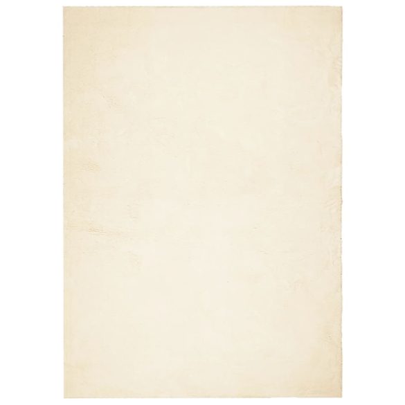 HUARTE krémszínű rövid szálú puha és mosható szőnyeg 140x200 cm