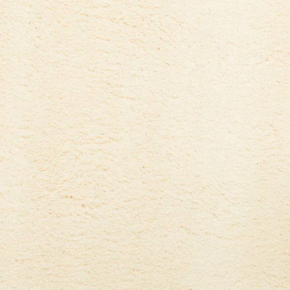 HUARTE krémszínű rövid szálú puha és mosható szőnyeg 200x200 cm