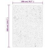HUARTE krémszínű rövid szálú puha és mosható szőnyeg 200x280 cm