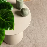 HUARTE homokszínű rövid szálú puha és mosható szőnyeg 100x200cm