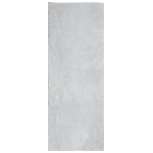 HUARTE szürke rövid szálú puha és mosható szőnyeg 80 x 200 cm