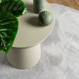 HUARTE szürke rövid szálú puha és mosható szőnyeg Ø 100 cm