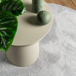 HUARTE szürke rövid szálú puha és mosható szőnyeg Ø 120 cm