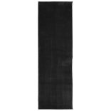 HUARTE fekete rövid szálú puha és mosható szőnyeg 80 x 250 cm